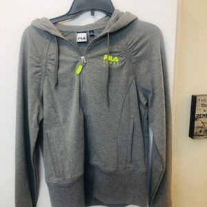 EUC Fila Full Zip Hoodie--Size medium